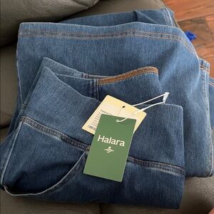 HALARA Classic Blue Denim Pants